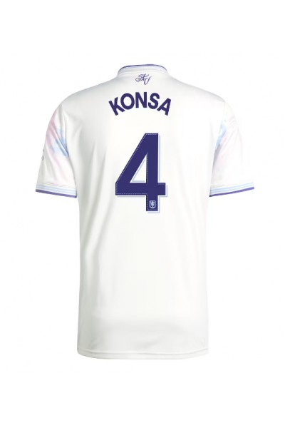 Aston Villa Ezri Konsa #4 Jalkapallovaatteet Kolmaspaita 2025-26 Lyhythihainen Aston Villa Ezri Konsa #4 Jalkapallovaatteet Kolmaspaita 2025-26 Lyhythihainen